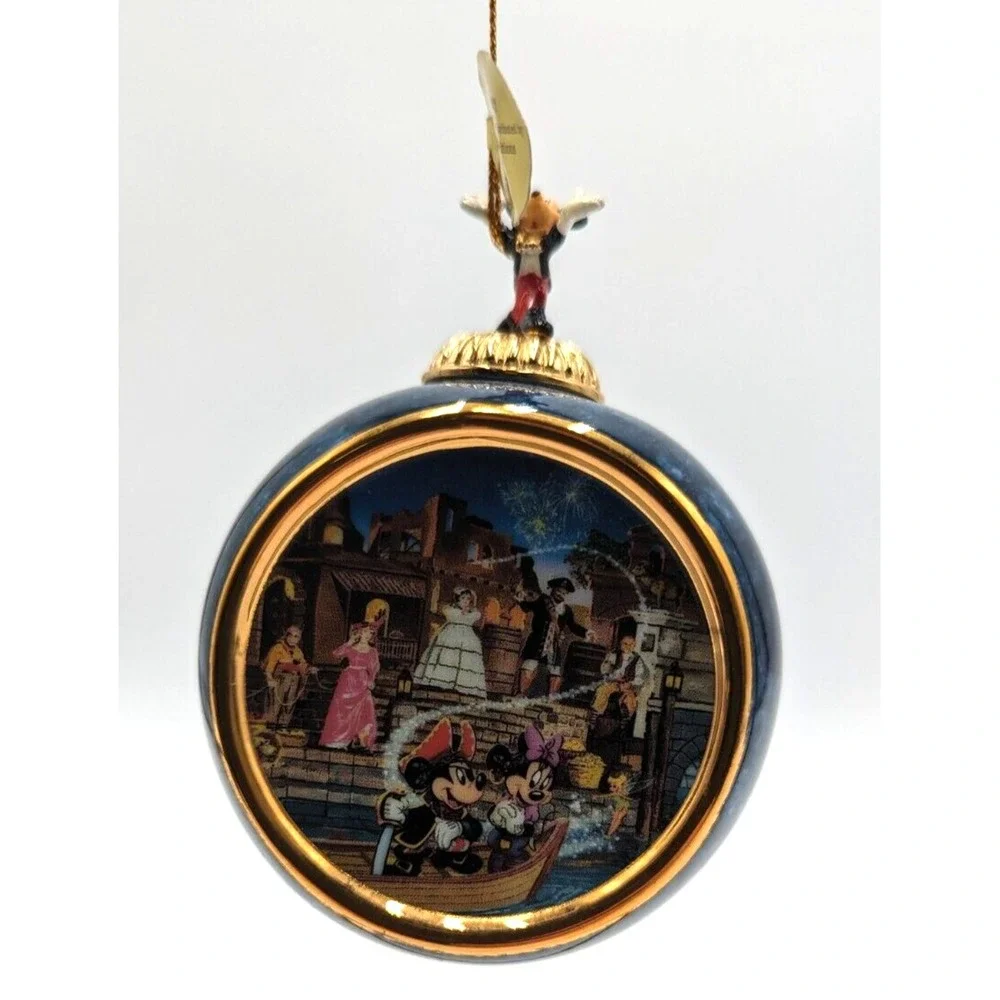 Disney Mickey‎ Ornaments Bradford Edition Celebrating the Magic Set Lot 4